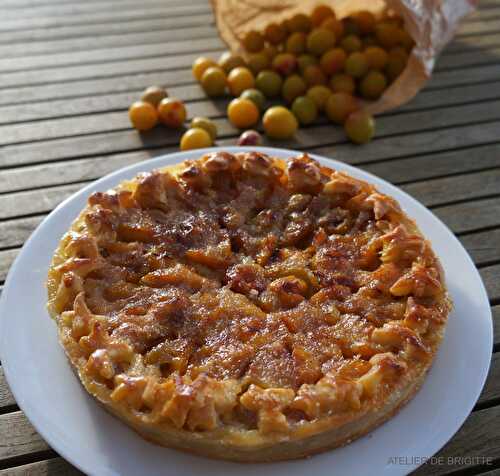 Merveilleuse tarte aux Mirabelles de Mireille