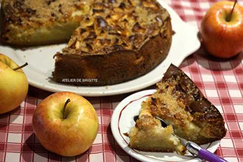 Moelleux aux pommes et mascarpone