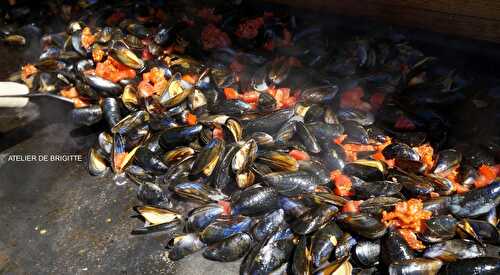 Moules au  Chorizo à la Plancha