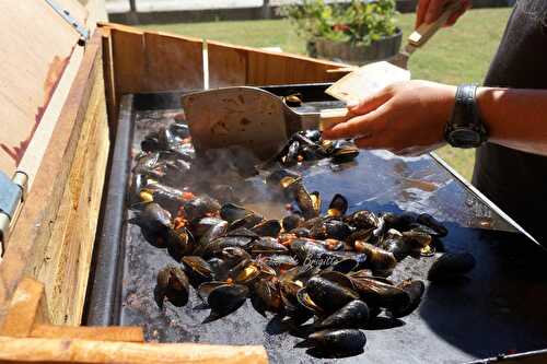 MOULES TOMATES CHORIZO PLANCHA