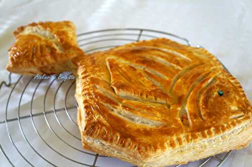 Poisson feuilleté crème à la praline