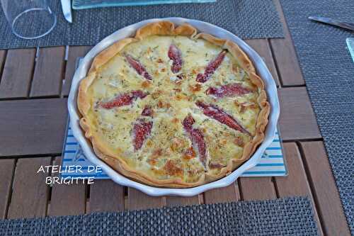 Quiche Figues, Miel, Romarin et Chèvre