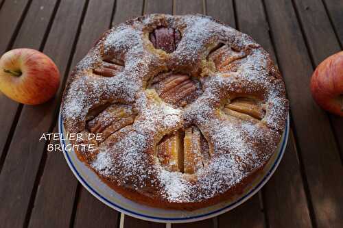 Sunken German Apple Cake