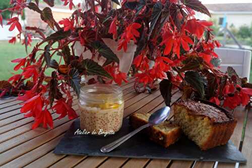 Tapioca ou crèmeux de Perles du Japon et sa compotée de mangue et vanille