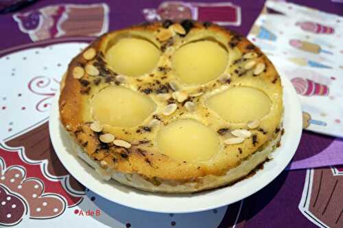 Tarte Amandine, Poires et Chocolat