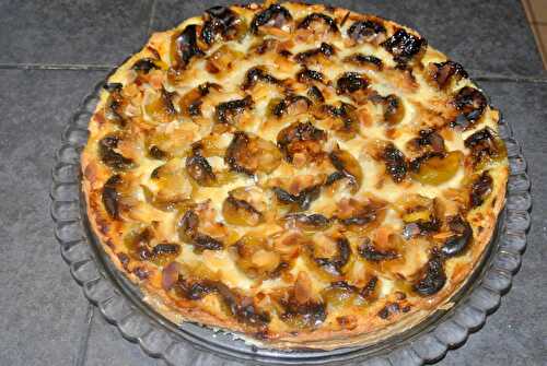 Tarte amandine prunes