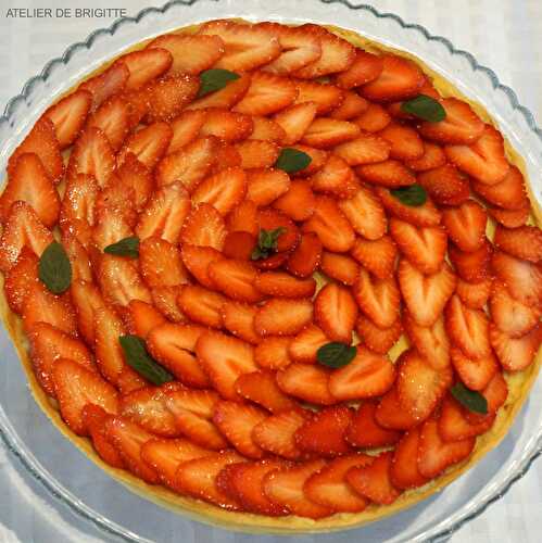 Tarte aux fraises, tout simplement........