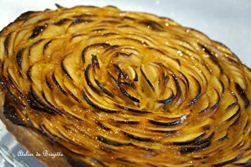 Tarte aux pommes, crème spéculos