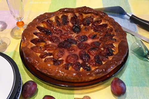 Tarte Briochée aux Prunes d'Ente