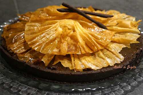 Tarte croustillante au chocolat