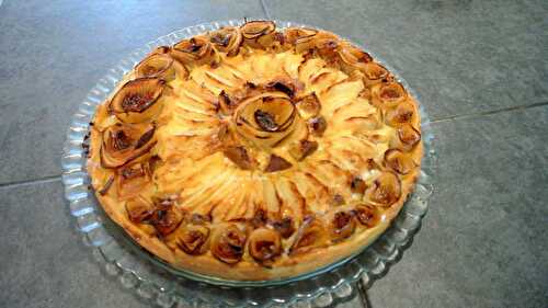 Tarte pommes/figues et miel - Atelier de Brigitte, cuisine, recettes, partages, 