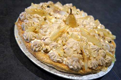 Tarte Pralinée et Poires