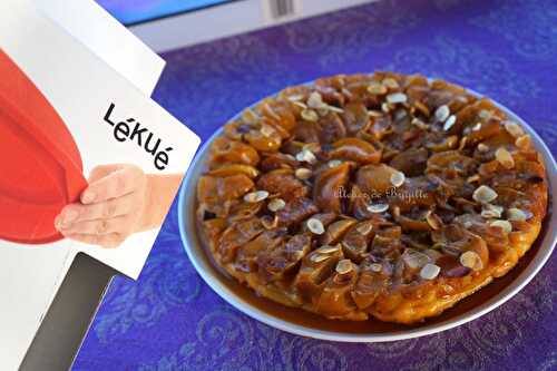 Tatin aux Prunes, Miel et  Amandes