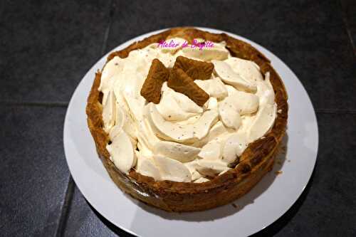 Tourte aux pommes et spéculoos