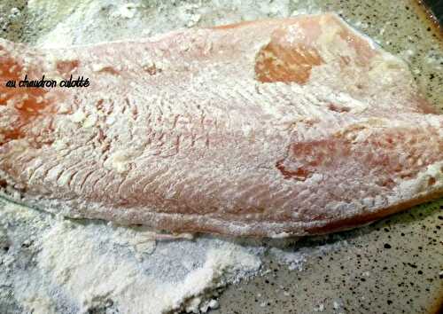 Filet de truite saumonée à l' échalote