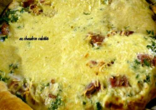 Quiche persil/saucisse