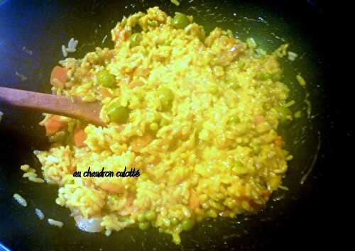 Risotto petits pois curcuma