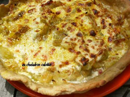 Tarte courgette/curry