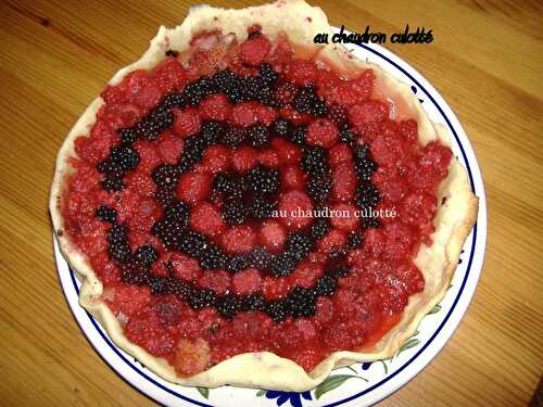 Tarte mûres/framboises