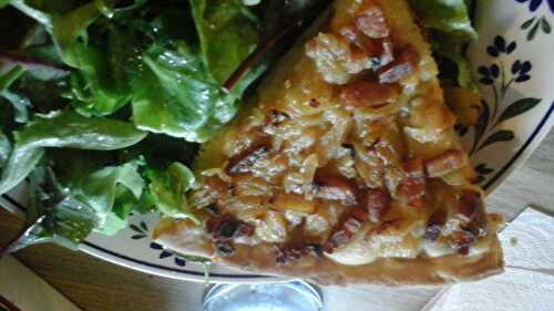 Tarte oignons et lardons de Polliat