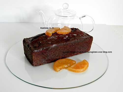 Cake au chocolat aux écorces d'orange d'après Sadaharu Aoki - Au pays des gourmandises sans gluten