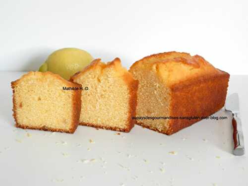 Cake au Citron d'après Philippe Rigollot - Au pays des gourmandises sans gluten