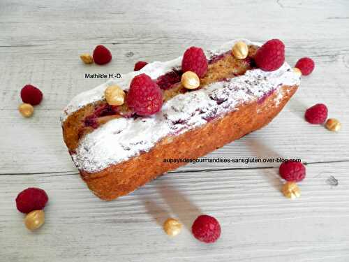 Cake Framboises Noisettes d'après Maëlig Georgelin