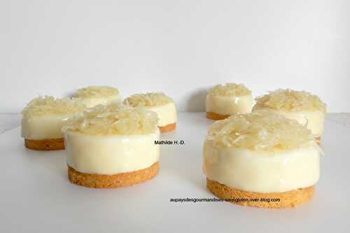 Cheesecake Pomelo d'après François Perret - Au pays des gourmandises sans gluten