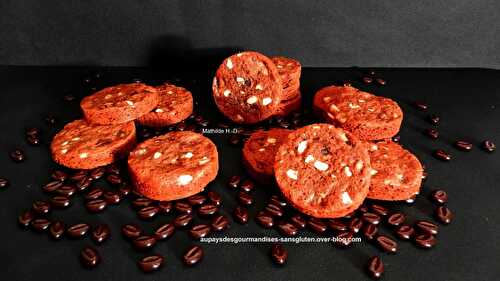 Cookies Cappuccino aux gros éclats de chocolat noir et noix de macadamia d'après Pierre Hermé
