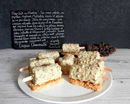 Exquis Cheesecake d'après Vincent Guerlais