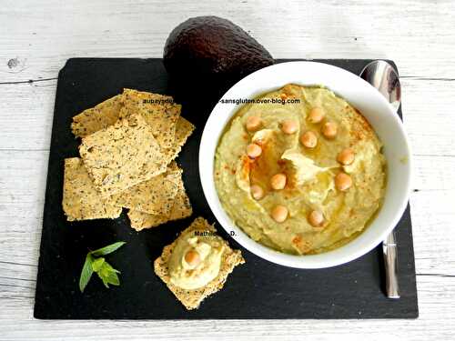 Houmous à l'avocat d'après Edda Onorato