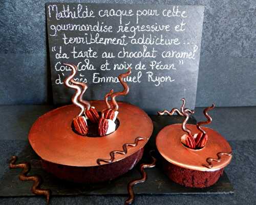 La tarte au chocolat caramel coca-cola et noix de pécan d'Emmanuel Ryon - Au pays des gourmandises sans gluten