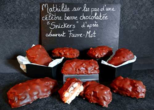 Le Snickers d'après Laurent Favre-Mot - Au pays des gourmandises sans gluten