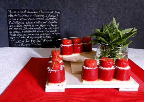 Maki à la fraise d'après Jean-François Foucher