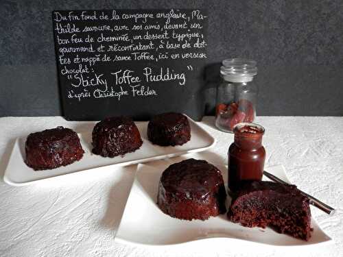 Sticky Toffee Pudding d'après Christophe Felder - Au pays des gourmandises sans gluten