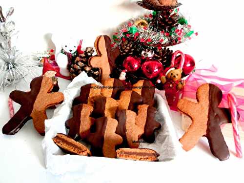 Les Ginger Breads chocolat-praliné noisette ou spéculoos-praliné pécan d'après Kévin Lacote - Au pays des gourmandises sans gluten