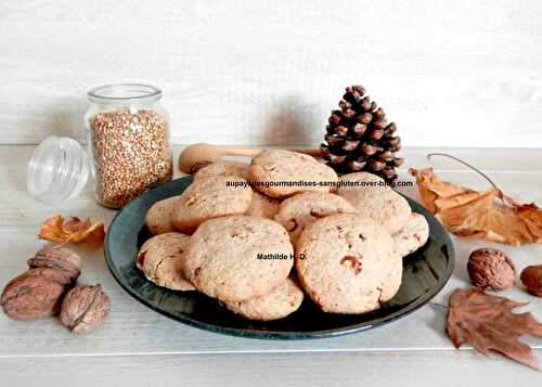 Cookies au sarrasin, amandes et noix