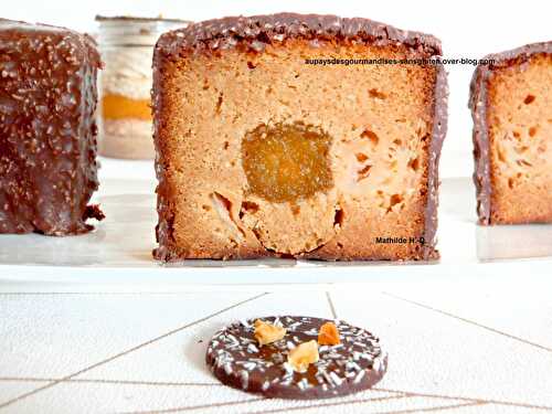 Réinterprétation du cake MAHOGANY de Pierre Hermé : caramel, mangue, letchi