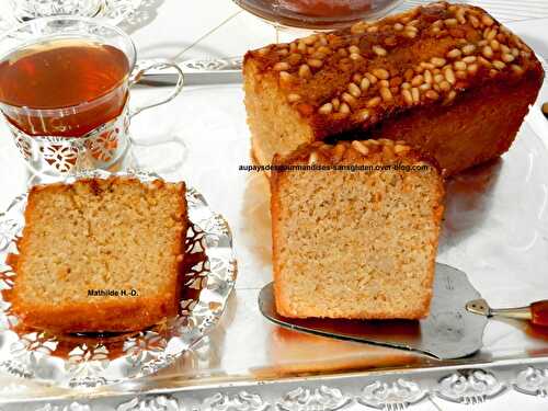 Réinterprétation du cake marocain de Sophie Dudemaine : sans farine et sans lactose