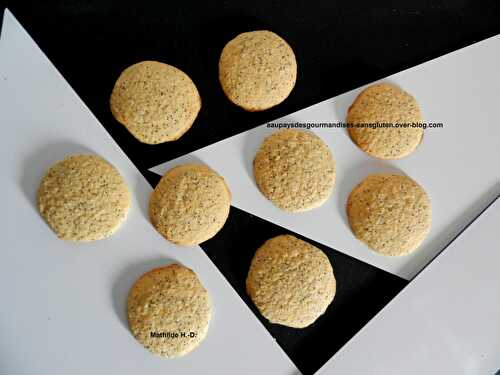 Cookies au citron et graines de pavot d'après Emilie Laraison