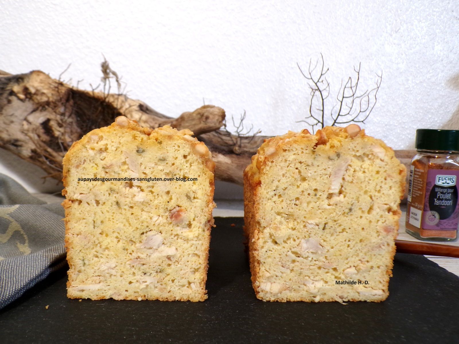 Cake au poulet Tandoori sur une base de Sophie Dudemaine 