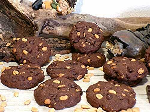 Cookies chocolat noir et cacahuètes au muscovado brun d'après Daddy