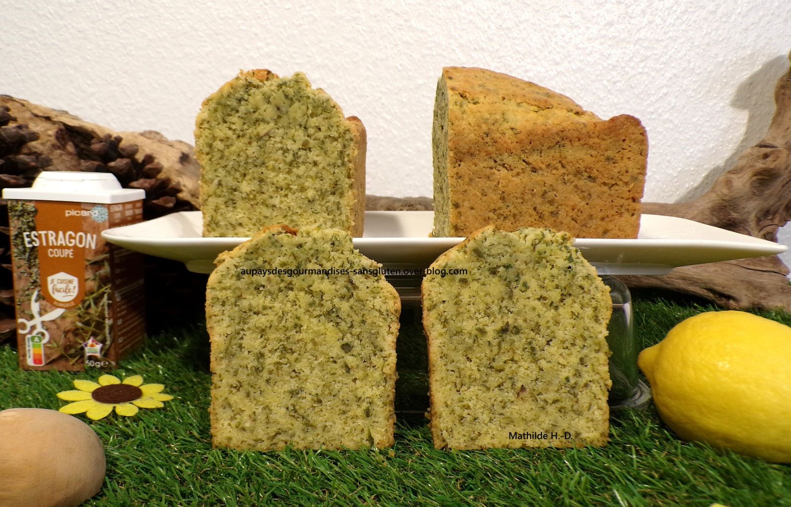 Cake Estragon Citron d'après Jean Sulpice
