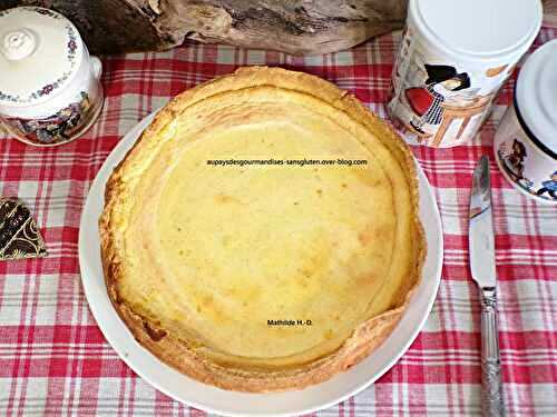 Tarte au fromage blanc ou Kasskueche sur une base de Jacques Génin