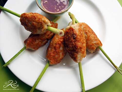 Brochettes de citronnelle