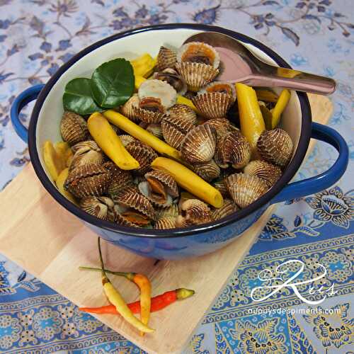 Curry de coques au curcuma et au tamarin