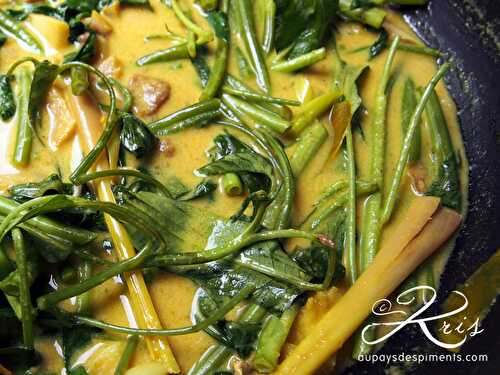 Curry de poisson séché et de liserons d'eau | Au pays des Piments