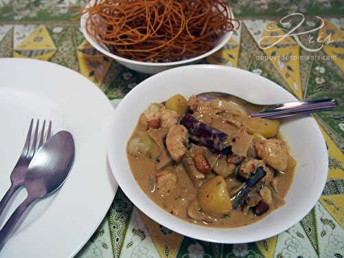 Curry massaman de poulet | Au pays des Piments