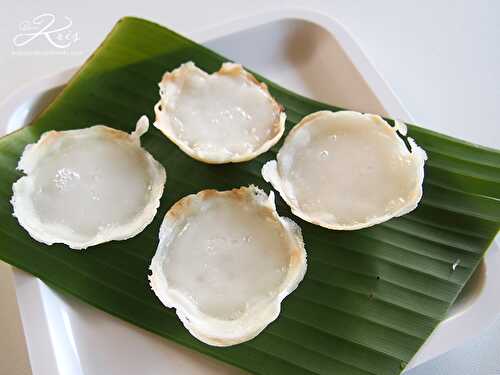 Kanoum Krok - petites crêpes à la noix de coco