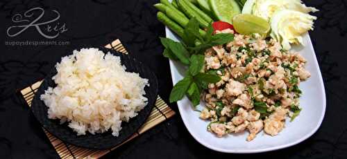 Laab - salade thaïe de poulet